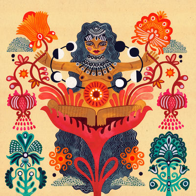 The cover of Songs of Our Mothers by Kefaya & Elaha Soroor