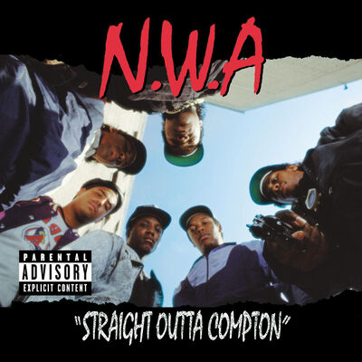 The cover of Straight Outta Compton by N.W.A