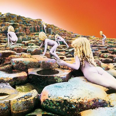 The cover of Houses of the Holy by Led Zeppelin