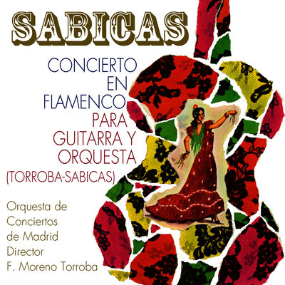The cover of Concierto en flamenco para guitarra y orquesta by Sabicas