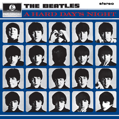 The cover of A Hard Day's Night by The Beatles