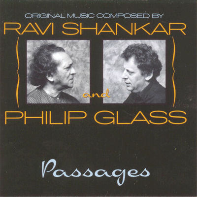 The cover of Passages by Ravi Shankar & Philip Glass