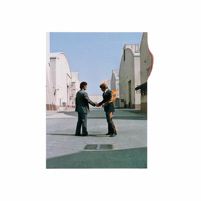 The cover of Wish You Were Here by Pink Floyd