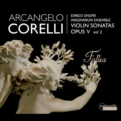 The cover of Corelli: La Folia by Enrico Onofri