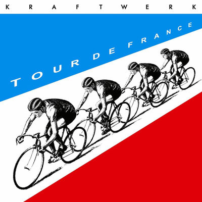 The cover of Tour de France Soundtracks by Kraftwerk