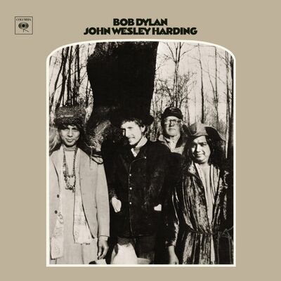 The cover of John Wesley Harding by Bob Dylan