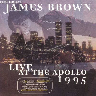 The cover of Live at the Apollo 1995 by James Brown