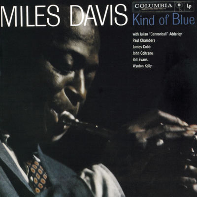 The cover of Kind Of Blue by Miles Davis