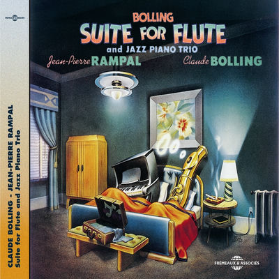 The cover of Suite for Flute and Jazz Piano Trio by Claude Bolling & Jean-Pierre Rampal