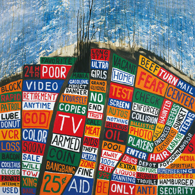 The cover of Hail to the Thief by Radiohead