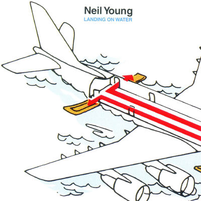 Cover von „Landing on Water“ von Neil Young