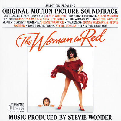 The cover of The Woman in Red by Dionne Warwick
