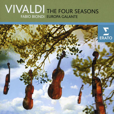 The cover of Vivaldi: The Four Seasons by Fabio Biondi & Europa Galante