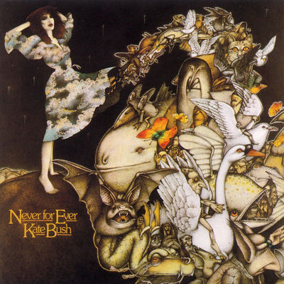 The cover of Never for Ever by Kate Bush