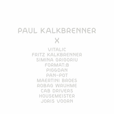 The cover of X by Paul Kalkbrenner
