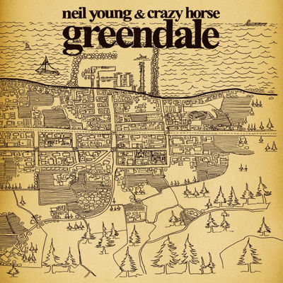 The cover of Greendale by Neil Young