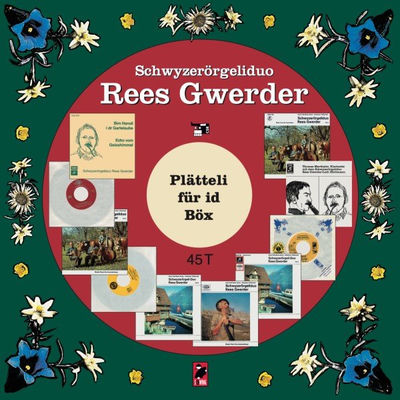 The cover of Plätteli für id Böx: Singles 1962–1991 by Rees Gwerder