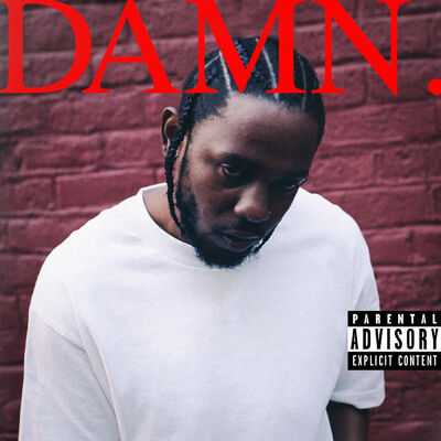 The cover of DAMN. by Kendrick Lamar
