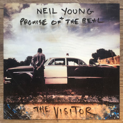 The cover of The Visitor by Neil Young
