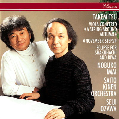 The cover of Takemitsu: November Steps by Seiji Ozawa