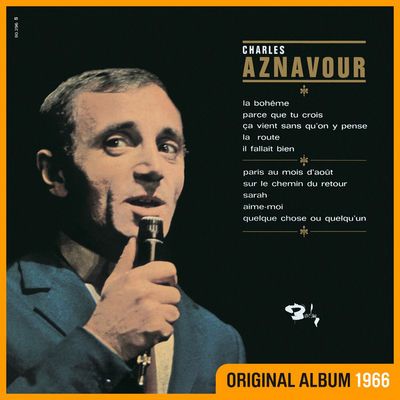 The cover of La Bohème by Charles Aznavour