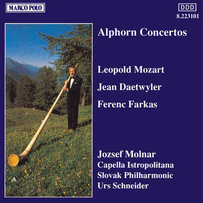 Cover von „Alphorn Concertos“ von Jozsef Molnar