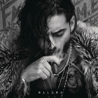 The cover of F.A.M.E. by Maluma