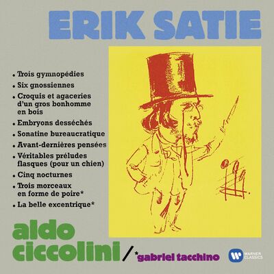 The cover of Satie: Gymnopédies, Gnossiennes and Other Piano Works by Aldo Ciccolini