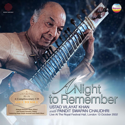 The cover of A Night to Remember: Live at the Royal Festival Hall, London, 2002 by Vilayat Khan