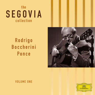 The cover of Rodrigo: Fantasía para un gentilhombre; Ponce: Concierto del Sur; Boccherini: Guitar Concerto by Andrés Segovia