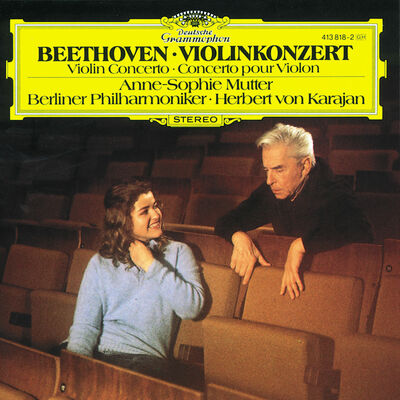 The cover of Beethoven: Violin Concerto by Anne-Sophie Mutter