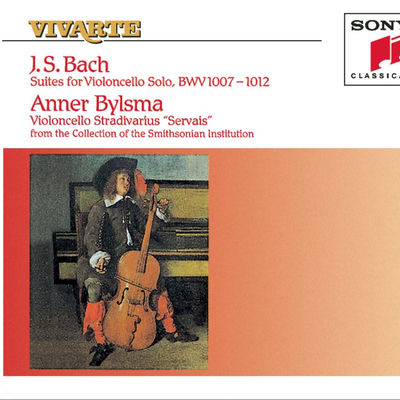 The cover of Bach: The 6 Unaccompanied Cello Suites by Anner Bylsma