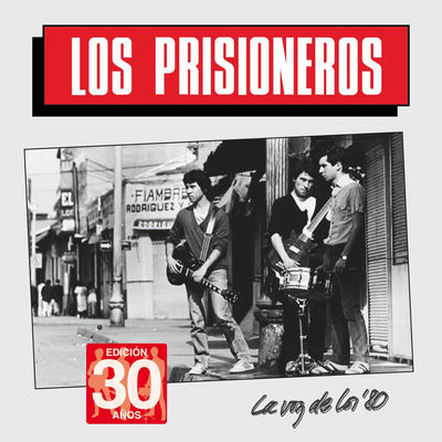 The cover of La voz de los '80 by Los Prisioneros