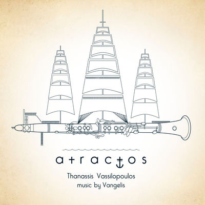 The cover of Atractos by Thanassis Vassilopoulos