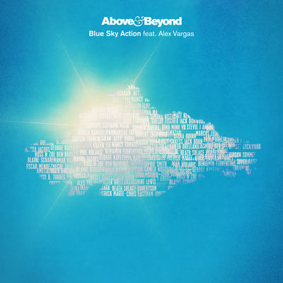 The cover of Blue Sky Action by Above & Beyond