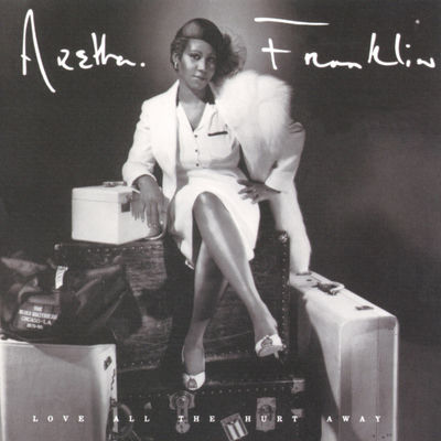 The cover of Love All the Hurt Away by Aretha Franklin