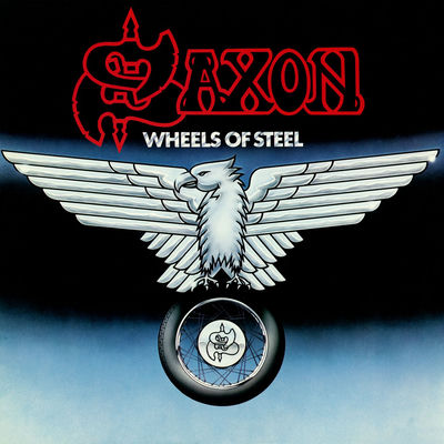 The cover of Wheels of Steel by Saxon