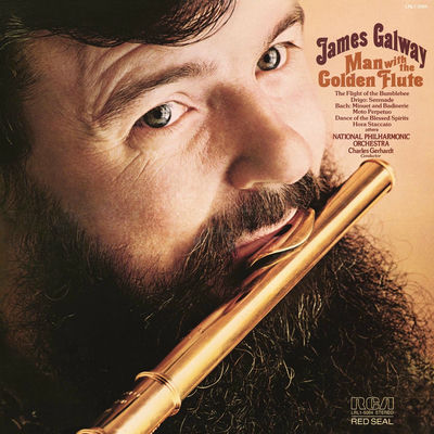 The cover of The Man with the Golden Flute by James Galway