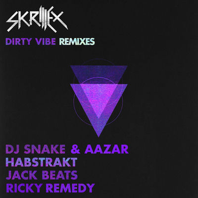 The cover of Dirty Vibe by Skrillex