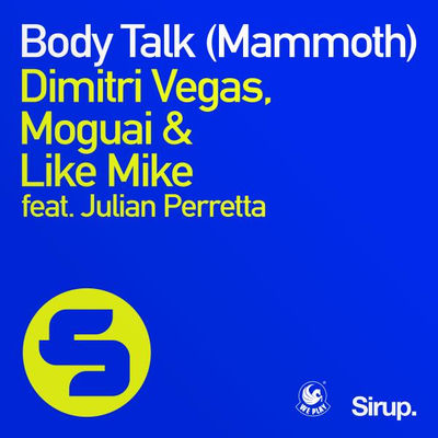 The cover of Body Talk (Mammoth) by Dimitri Vegas