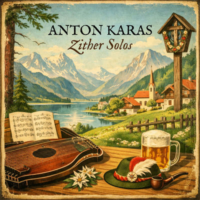 Cover von „Zither Solos“ von Anton Karas