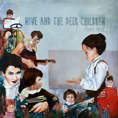 The cover of Feet First by Nive Nielsen & The Deer Children