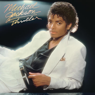 The cover of Thriller by Michael Jackson