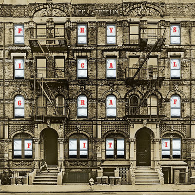 The cover of Physical Graffiti by Led Zeppelin