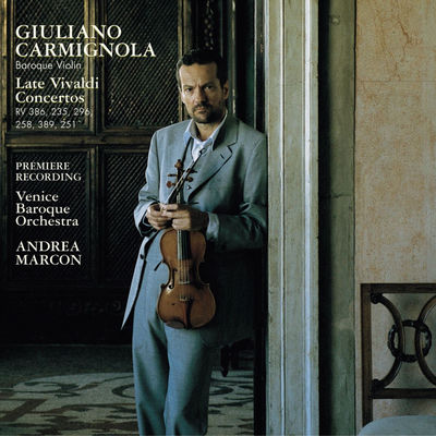 The cover of Vivaldi: Late Violin Concertos, Vol. 2 by Giuliano Carmignola